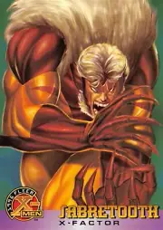 SABRETOOTH / 1996 Fleer X-Men Walmart BASE Trading Card #18