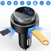 Bluetooth FM Transmitter Portable Wireless Car Radio Adapter Smart Car qimyx