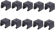 ADOCARN 25 Pcs Wall Mounted Fishing Rod Display Rack Black Small Storage Shelf Bracket for Snooker Durable Corrosion Fishing Rod Organizer