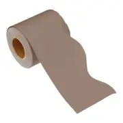 2.24" x 32.8Ft Bulletin Board Border,Scalloped Trim Strips Wall Decor, Coffee