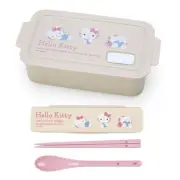 Hello Kitty Bento Box Container & Chopsticks & Spoon with Case Set (1set)