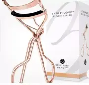 Lash Prodigy Eyelash Curler Satin Bag & Refill Pads by Brilliant Beauty New