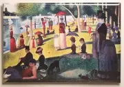 Sunday Afternoon on the Island MAGNET 2"x3" Refrigerator Locker Seurat