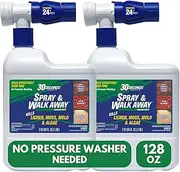 30 SECONDS Spray & Walk Away Hose End Sprayer | 2 Pack | Roofs Composite Shingles Asphalt | 64 fl. oz.