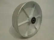 8" x 2" Steel Wheel w/ Roller Bearing & 1/2" Bushing 1250lb