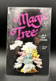 VINTAGE Magic Tree - Growing Magic Artificial Christmas Tree Crystal 1994 NOS