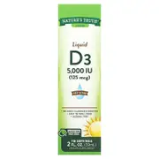Nature's Truth, Vitamins, Liquid D3, 125 mcg (5,000 IU), 2 fl oz (59 ml)