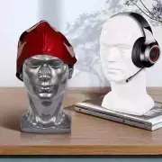 PVC Male Mannequin Head for Wigs Styling Hat Sunglass Display Stand Holder