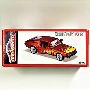 ☆勳寶玩具舖【現貨】MAJORETTE 美捷輪 復古盒裝車 福特 Ford Mustang Fastback 1967