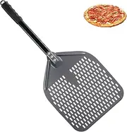 Pizza Spatula Paddle,Metal Pizza Peel,Pizza Turning Peel,Pizza Oven Peel,Perforated Pizza Peel,Pizza Shovel,Pizza Peel Paddle for Oven Baking Homemade Pizza Bread
