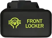 12V 3A ON-OFF Horizontal Push Switch 830SNG Laser etched FRONT LOCKER dual LEDs in LIGHT GREEN For Toyota Hilux LandCruiser 70 100 Kluger Prado 120 HiAce FJ Cruiser and more