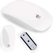 Silicone Mouse Case Compatible with Apple Magic Mouse I&II - Anti-Drop Cover Case for AppleMouse 2(White)