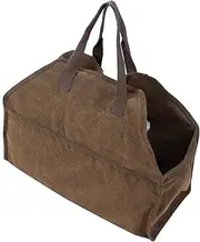 Canvas Log Carrier Firewood Storage Bag Organize Fireplace Accessories for Camping BBQ