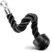 Tricep Rope Gym Training Universal Cable Machine Attachment Single Grip NEW