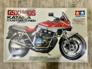 Vintage Tamiya 1/12 Model Suzuki GSX1100S Katana Custom Tuned Motorcycle #65