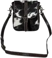 [Myra Bag] Shoulder Bag for Women - Western Upcycled Hairon Leather Crossbody Bag