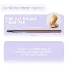 Manicure Brush Set Nail Art Brush Set Ergonomic Handle 2 Box For Gradient