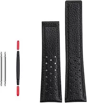 [FULNES] 22mm Genuine Calfskin Leather Watchband For TAG For HEUER Strap MONACO CARRERA Quality Leather Watchband Bracelet