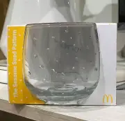 McDonalds 50 Years of Maccas The Sesame Seed Pattern Wobbling Glass (2 Glasses)