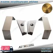 Pair 780mm Ute Tray Side Toolboxes + Mudguards Combo Package Silver Aluminium