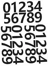 COHEALI 3 Sets Self Adhesive Mailbox Numbers Pet Stickers for Indoor and Outdoor Use House Address Digits for Metal Plastic and Glass Surfaces