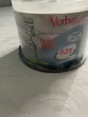 Verbatim CD-R Blank Discs 700MB 80 Minutes 52X Recordable Disc for Data