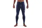 Skins Men's Series-3 Activewear Long Tight T&R Navy Blue