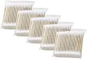 Gumney 500PCS Double Ended Cotton Swabs, 3.14" Highly Absorbent Wood Sticks Cleaning Swabs for Gun Care Cleaning Makeup Crafts