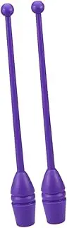 EXAOMBLE Gymnastics Stick Rhythmic Training Tool for Home School Skills Creativity for Boys and Girls and Adults for Competitions Purple