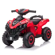 12V Electric Quad ATV Bike Ride on for Kids Red - POSHO