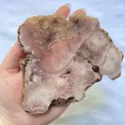 Druzy Pink Amethyst Slab (Pink Amethyst Slice, Natural Amethyst, Crystal Geode)