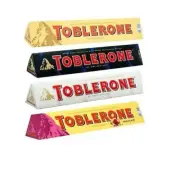4x TOBLERONE SWISS CHOCOLATE - VARIETY PACK - 4x100G - WHITE DARK NUT RAISINS