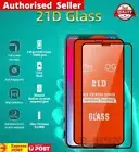 For iPhone XR 11 12 13 14 15 Max 21D FULL Cover Tempered Glass Screen Protector