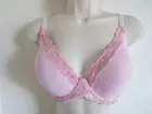 NATORI 36 DD #730023 FEATHERS CONTOUR PLUNGE UNDERWIRE BRA, PINK/PEACH, NWT $68