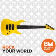 ESP LTD SC-608 Baritone Stef Carpenter Signature Electric Guitar 8-String Yellow