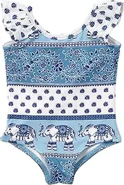 [Masala Baby] Girls' Baby Flutter One Piece Passage to India