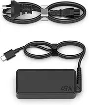 45W USB C Type C Laptop Charger fit for Lenovo Chromebook 100e 300e 500e C330 S330 C340 S340 ThinkPad T480 T580 E480 E580 A485 Yoga 720 910 HP EliteBook/Google/Asus/Acer Spin 11 AC Power Adapter C0001