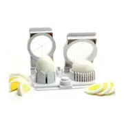 Norpro Multi Functional Egg Slicer, Wedger, Piercer and Garnish Tool, White