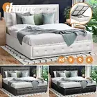 Oikiture Bed Frame Queen Double King Single Size Base With Storage Gas Lift