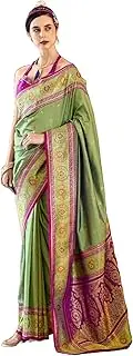 [FASHION BAZAR 365] Women's Pure Soft Banarasi Silk Fabric Traditional Wear Saree 11618, 8