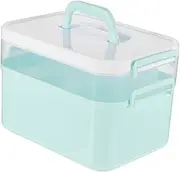 Beatifufu Manicure Artist Tool Box 1pc Nail Polish Storage Box Portable Nail Polish Case for Household Nail Polish Box