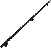 30-600cm Wrought Iron Handrail for Stairs, Wall Mounted Stair Railing with Brackets and Metal Screws for Outdoor Indoor Stairs Loft Porch Garage Deck Hand Rail(1ft/30cm)
