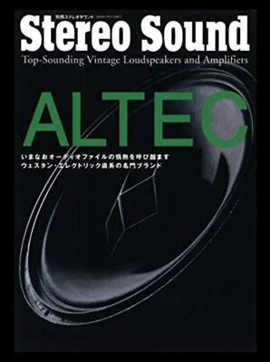 Stereo Sound Altec Sounding Vintage Loudspeakers and Amplifiers Photo Book F/S