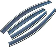 Compatible for Cadillac XTS 2013-2021 Car Styling Chrome Car Window Sun Vent Visor Rain Guards Sun/Rain Shield Exterior Decoration YJD