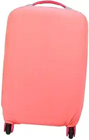 [CALLARON] Elastic Luggage Cover Protector for Suitcases Pink Durable Protector with Easy Access Handles Stretchy Design for Enhanced Suitcase Security
