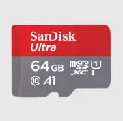 SanDisk Ultra microSDXC SQUAB 64GB A1 C10 U1 Memory Card