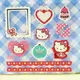 【震撼精品百貨】Hello Kitty 凱蒂貓 KITTY貼紙-閃亮紅線 震撼日式精品百貨
