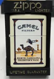 ZIPPO 1996 CAMEL COLLECTORS PACK NORTH CAROLINA Z383 LIGHTER UNFIRED N BOX X414