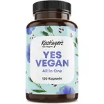 綜合維他命120 粒 YES VEGAN維生素 B12 K2 D3 鐵鋅硒OMEGA 3 可吃兩個月