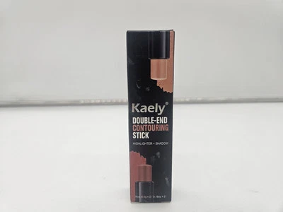 2 Colors Cream Double-End Contour Stick Makeup Kit, Highlighter Shadow #3